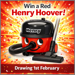 Red Henry Hoover - Drawing 1st February!